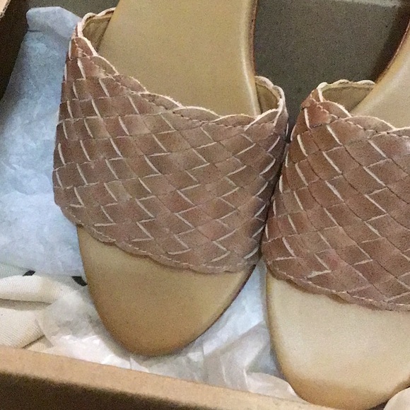 Nisolo isla woven slide sandal desert rose size 6 - Picture 2 of 5